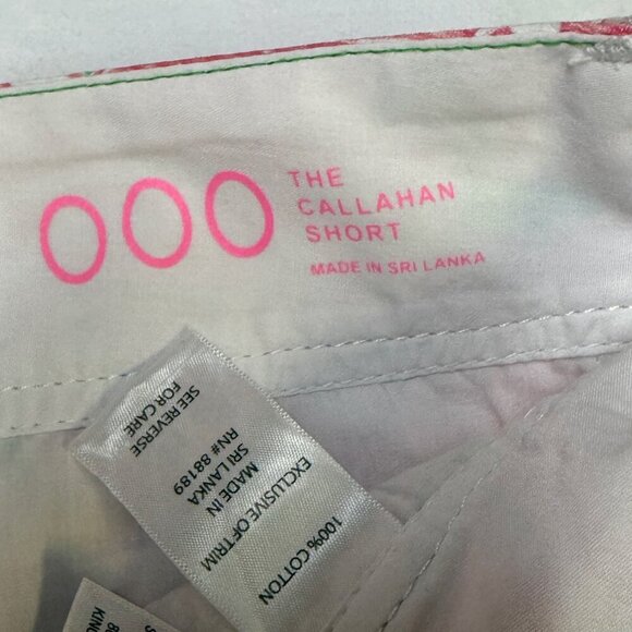 Lilly Pulitzer Callahan Shorts – Tropical Coastal Flamingos – Size 000 – EUC - Picture 6 of 12